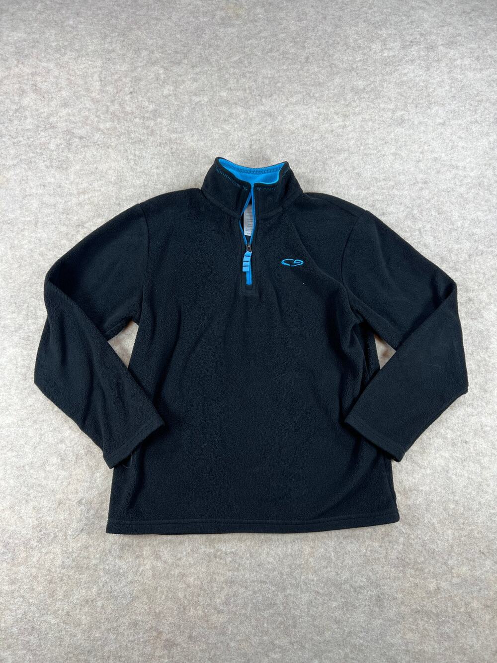 C9 Champion Black Fleece 1/4 Zip Fleece Pullover Boys Size Medium (8-10)
